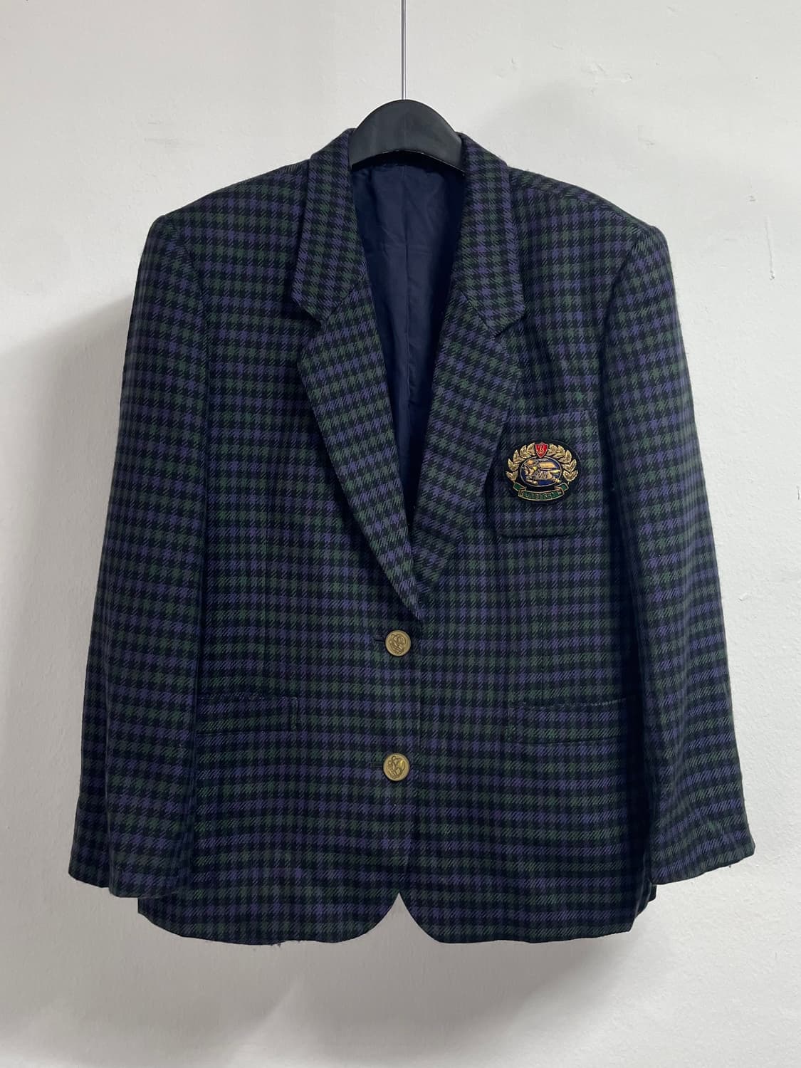 버버리 프로섬 우먼스 크래스트 금장 울 블레이저 (on.451) 상품이미지1