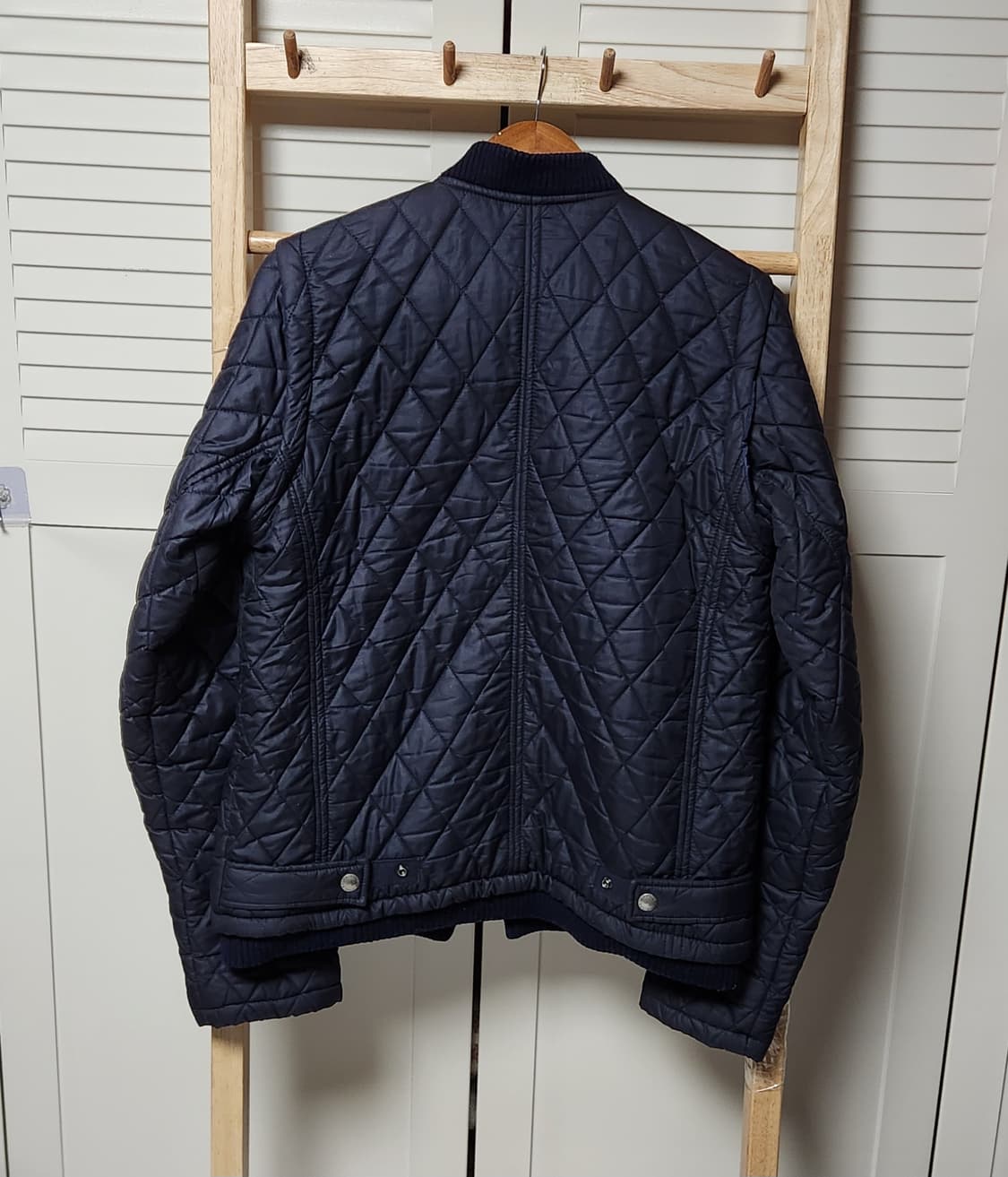 폴로 랄프로렌 빅포니 그린x딥네이비 퀄팅 자켓 상품이미지4