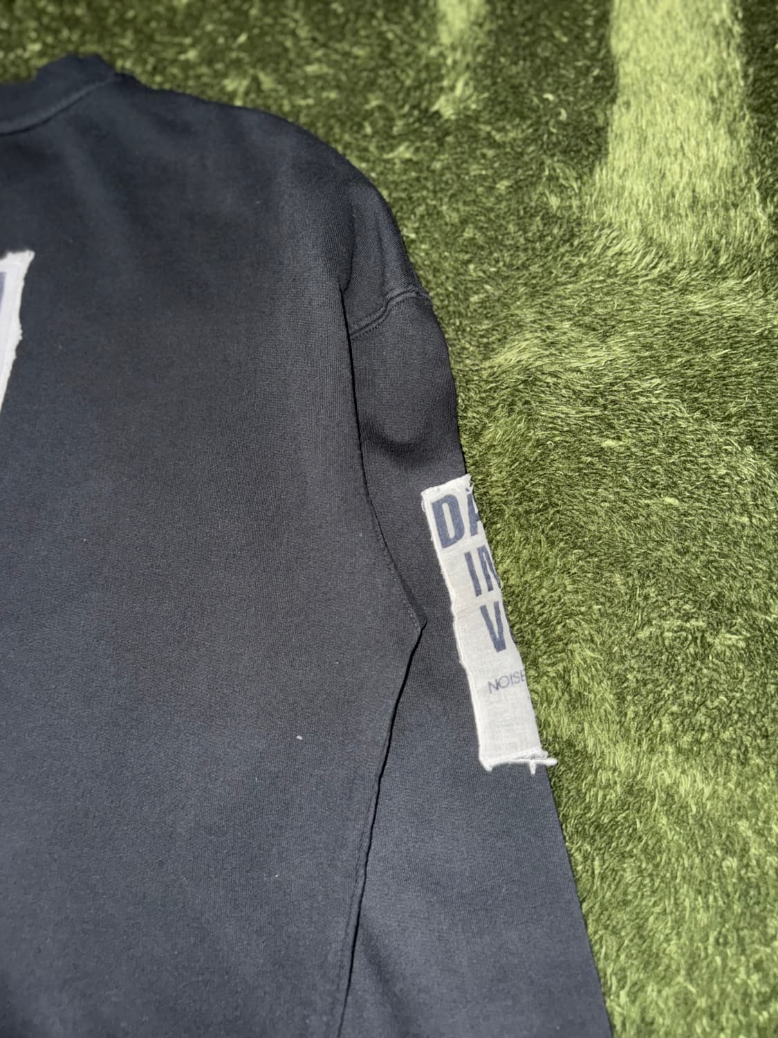 SANDRO 산드로 20AW 펑크 패치워크 소프트 터치 스웻셔츠 상품이미지9