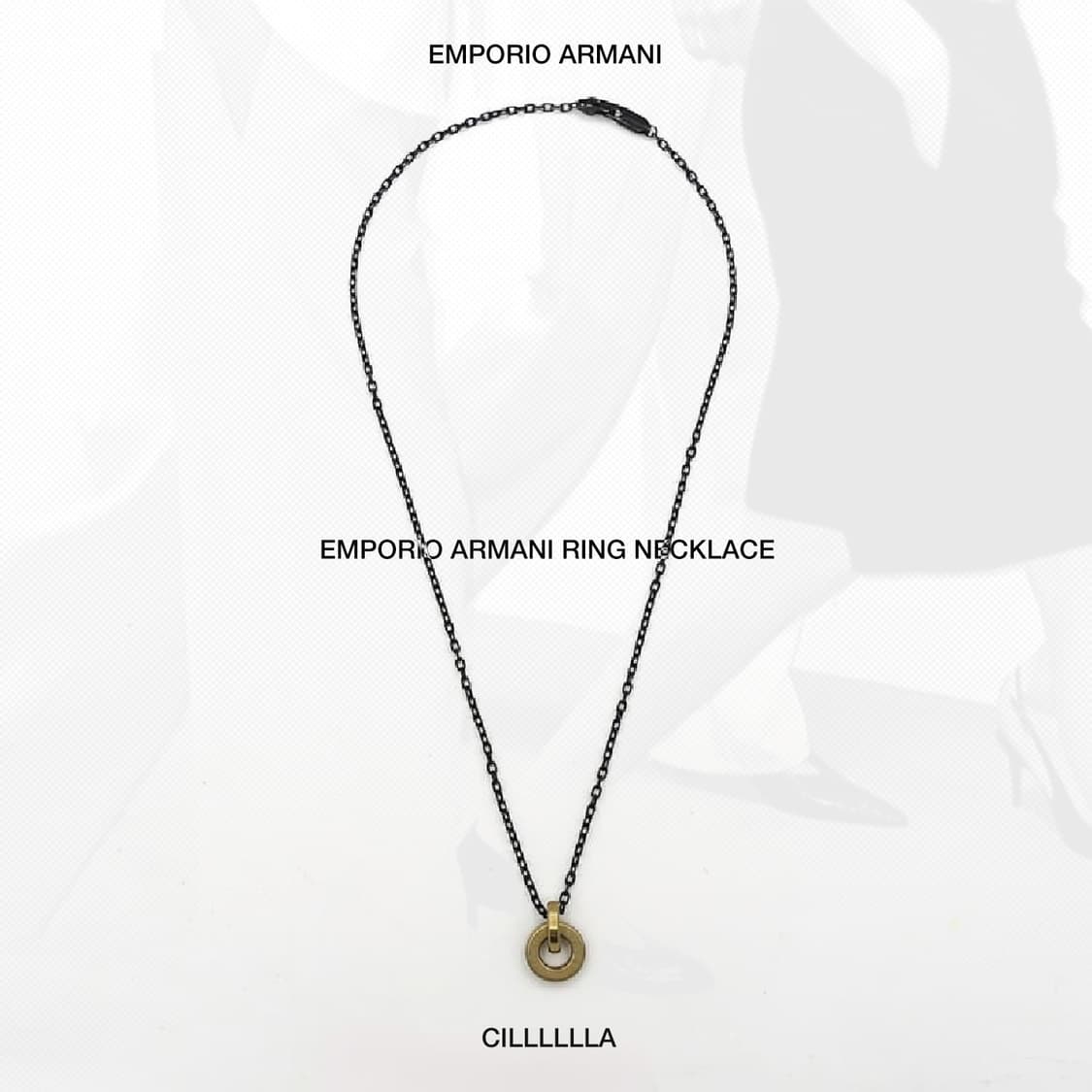 EMPORIO ARMANI 엠포리오 아르마니 링 목걸이 상품이미지1