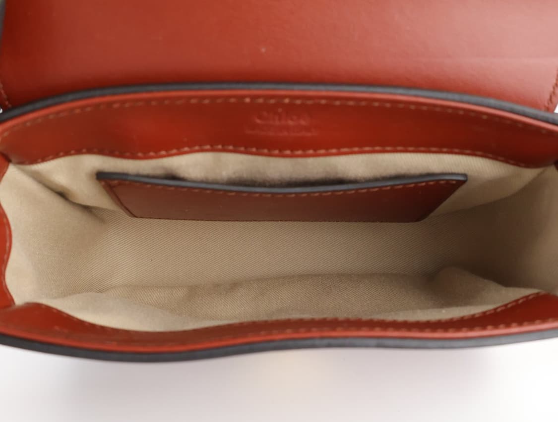 끌로에 C 스몰 레더 백 토트백 숄더백 크로스백 브라운 상품이미지8