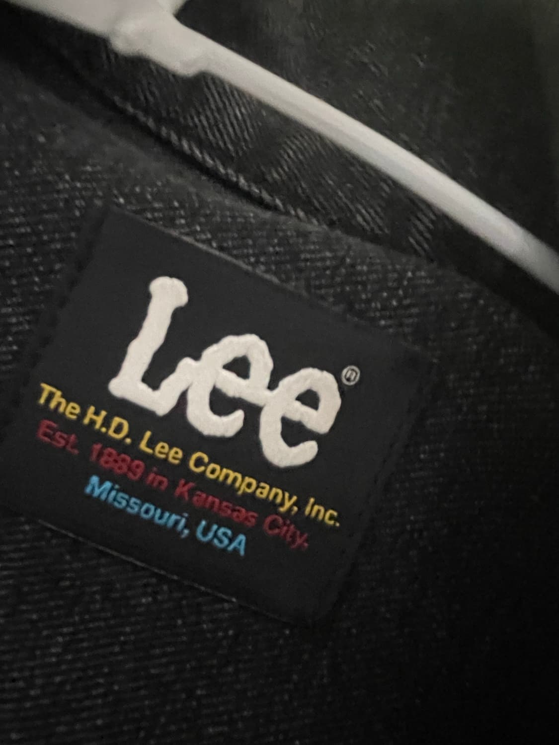 아이앱 스튜디오 x 리 데님 자켓 블랙 IAB Studio x Lee D 상품이미지7