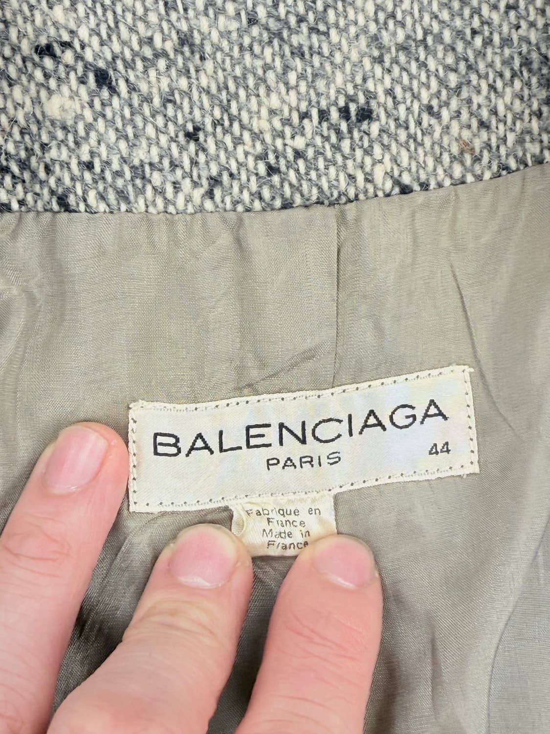 발렌시아가 아카이브 트위드 크롭자켓 상품이미지3