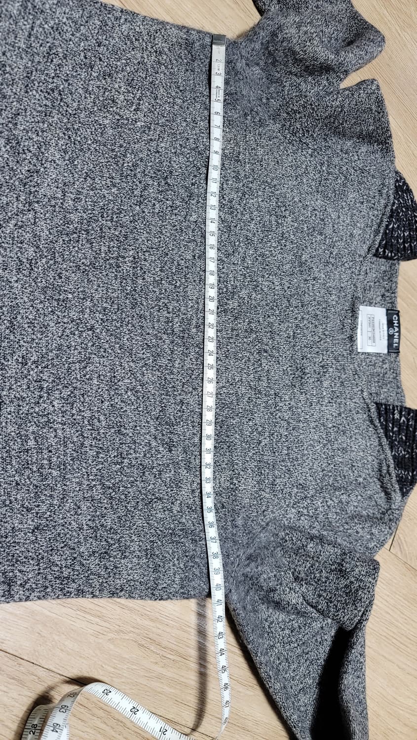 샤넬 스웨터 원피스그레이 EU36 상품이미지4