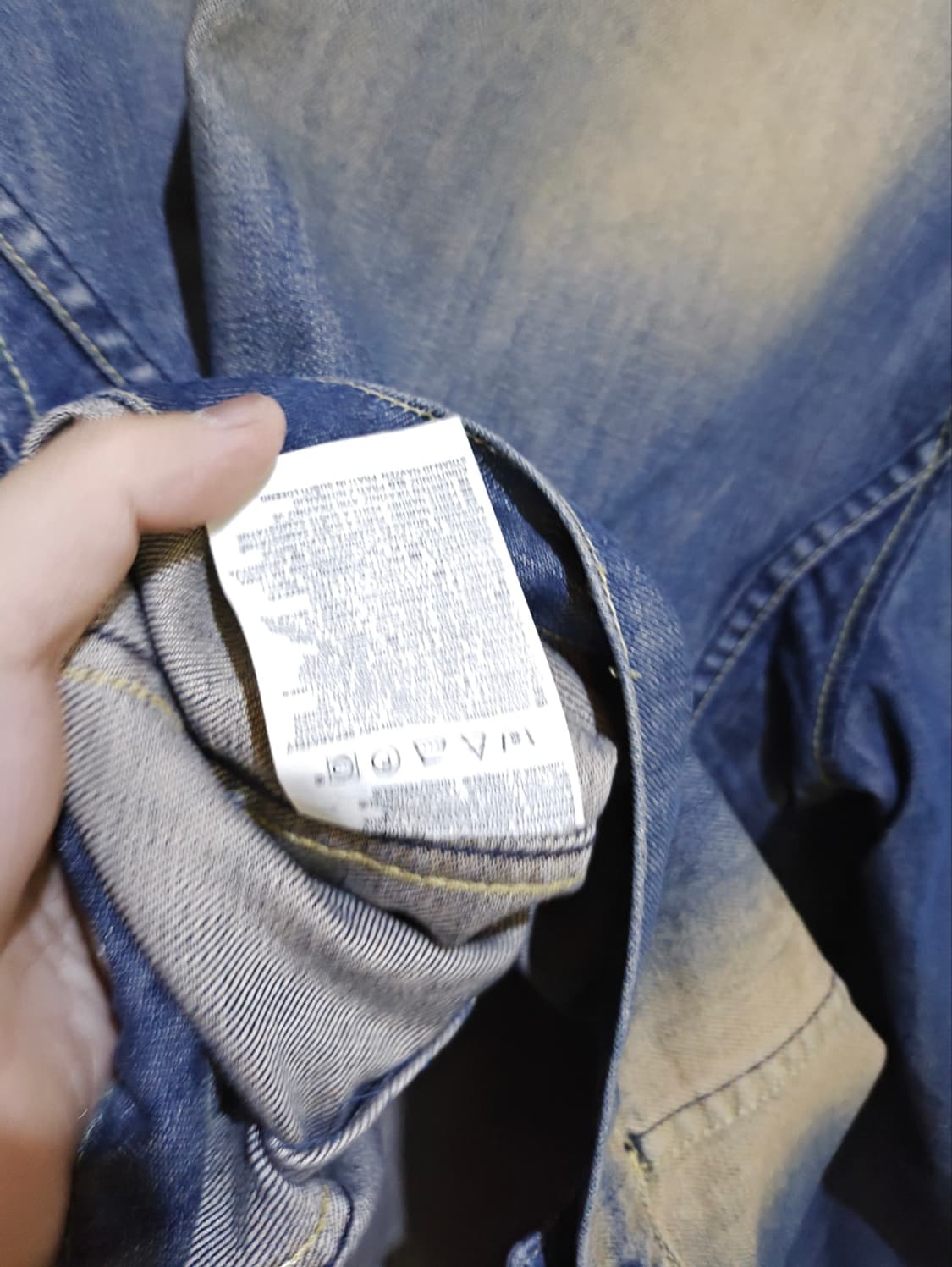 리바이스 엔진 데님자켓 샌드워싱 상품이미지7