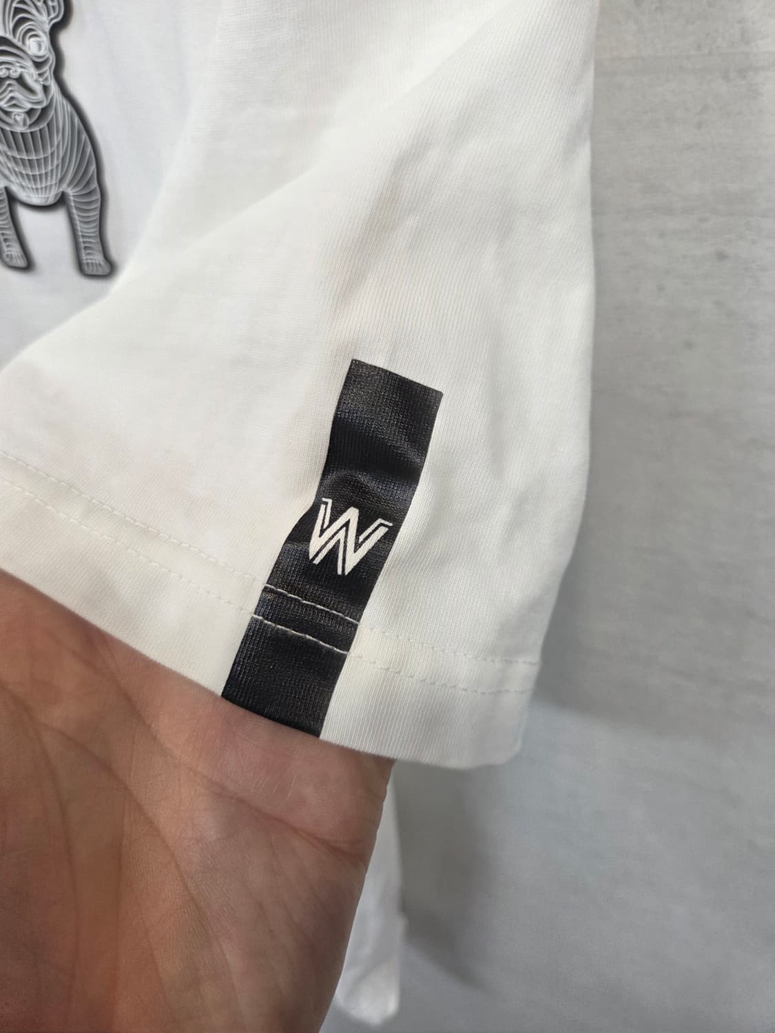 라이프워크 실리콘 라독 와펜 로고 반팔 화이트 m 상품이미지6