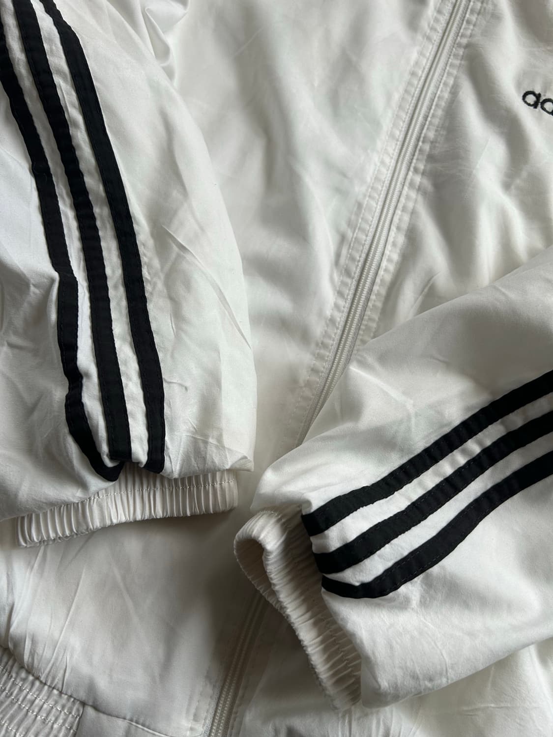 80‘s Adidas 아디다스 바람막이 화이트/블랙 상품이미지4