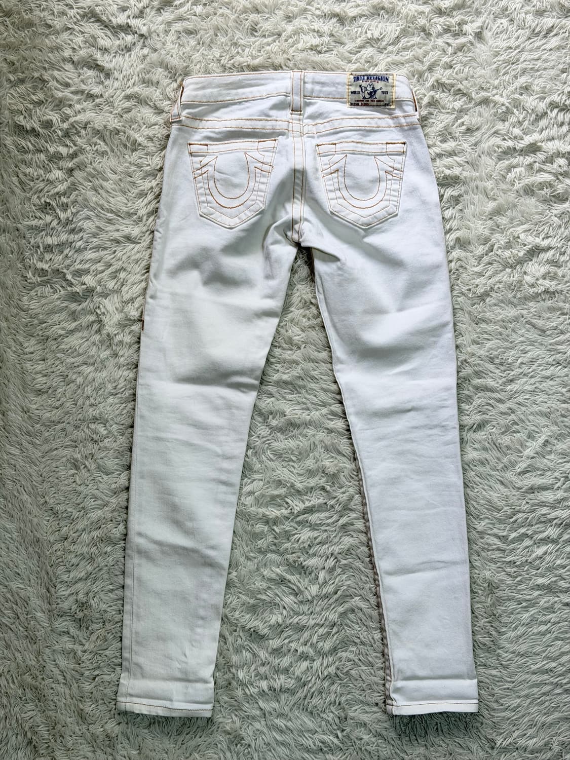 트루릴리전(True Religion) 화이트 스키니진 - 25사이즈 상품이미지6