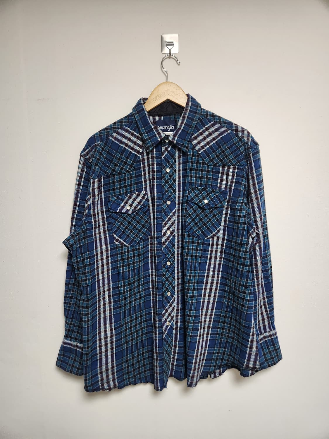 랭글러Wrangler 웨스턴 플란넬 셔츠 2XL - S71 상품이미지1