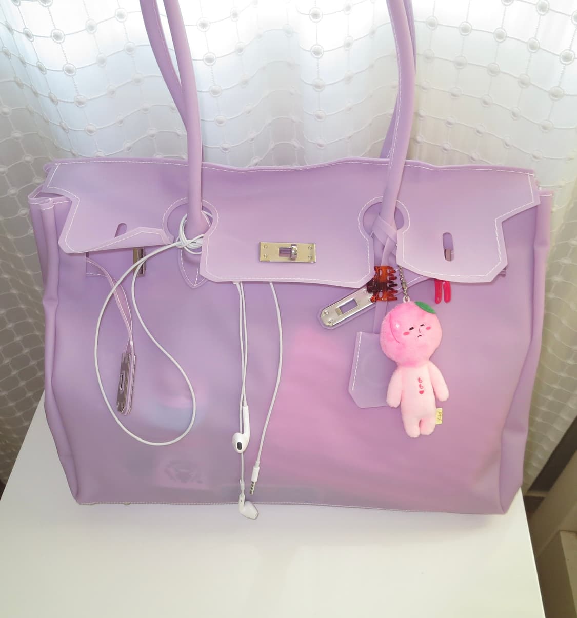 🚚당일발송🚚 젤리버킨 라벤더💜 상품이미지4