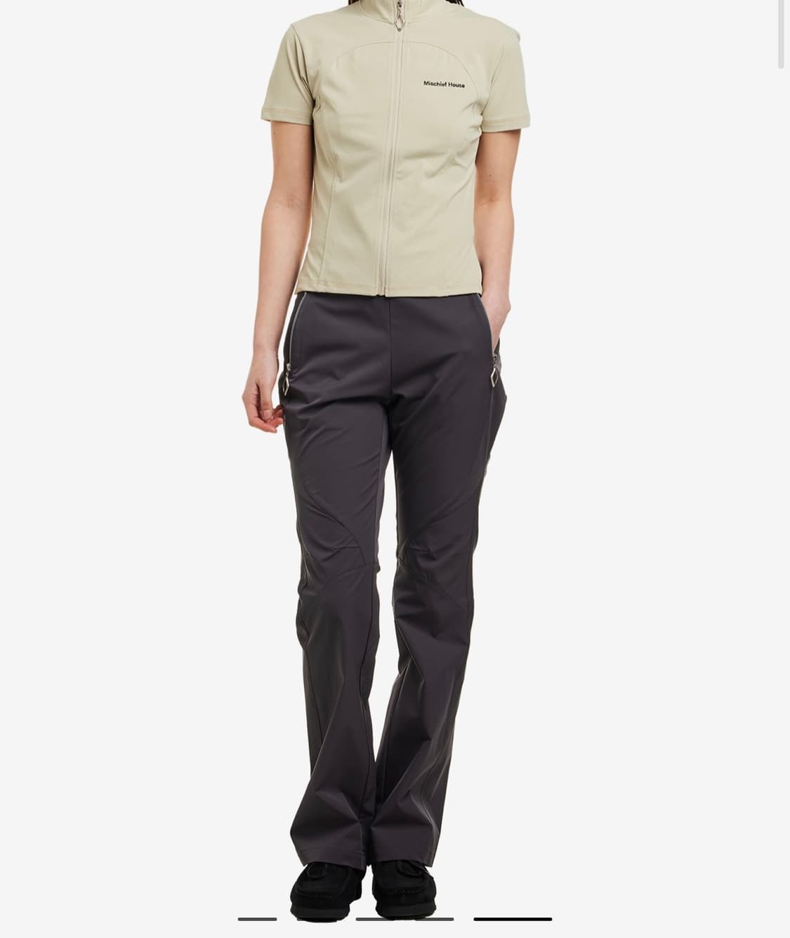 미스치프 부츠컷 마운틴 팬츠 차콜 M 상품이미지2