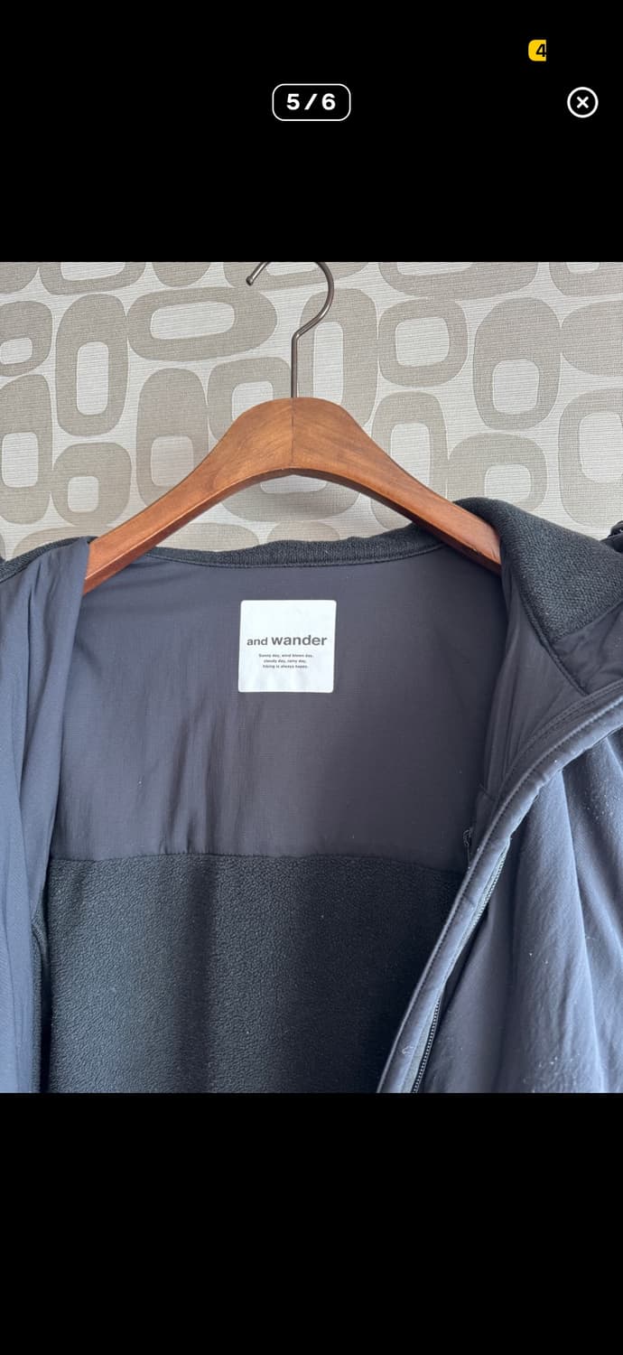 And wander 앤드원더 탑 플리스 자켓 L 상품이미지4