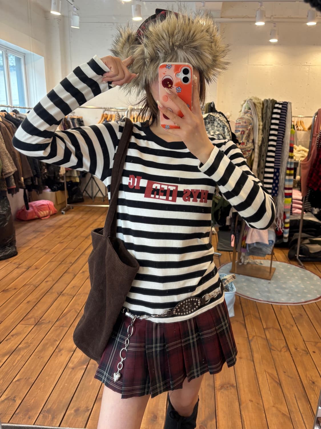 히스테릭글래머 단가라 롱슬리브 상품이미지4