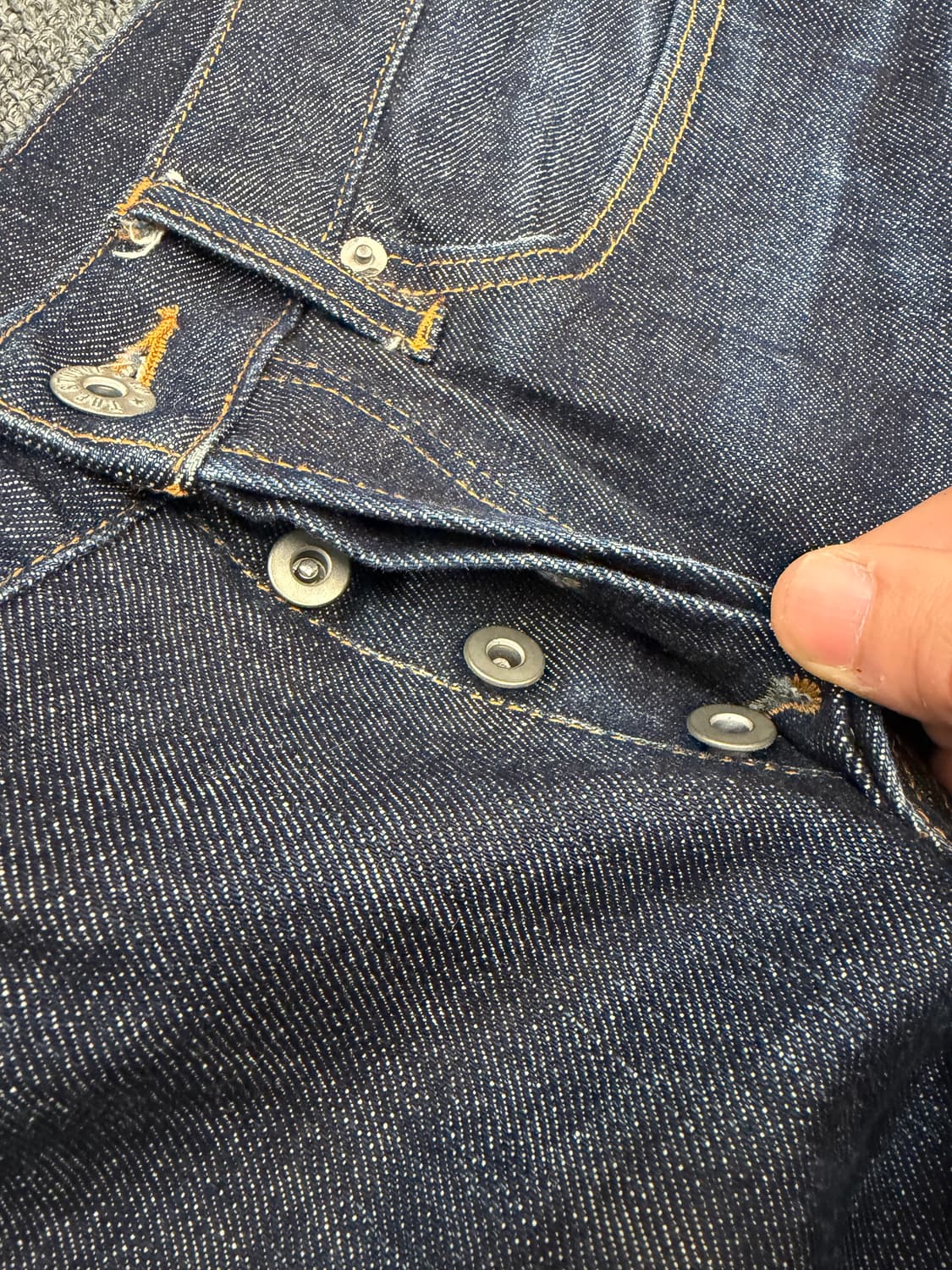 31)아웃스탠딩 빈티지 셀비지 데님팬츠 상품이미지4