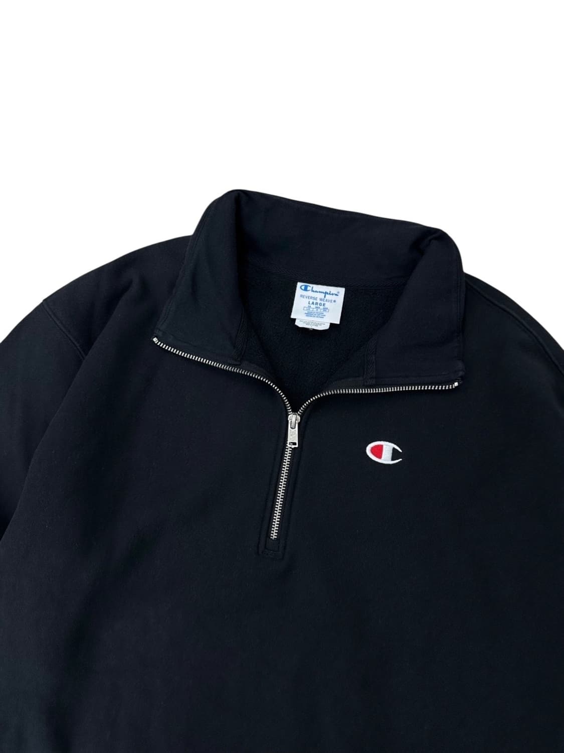 챔피온 리버스위브 반집업 블랙 (2XL)  상품이미지2