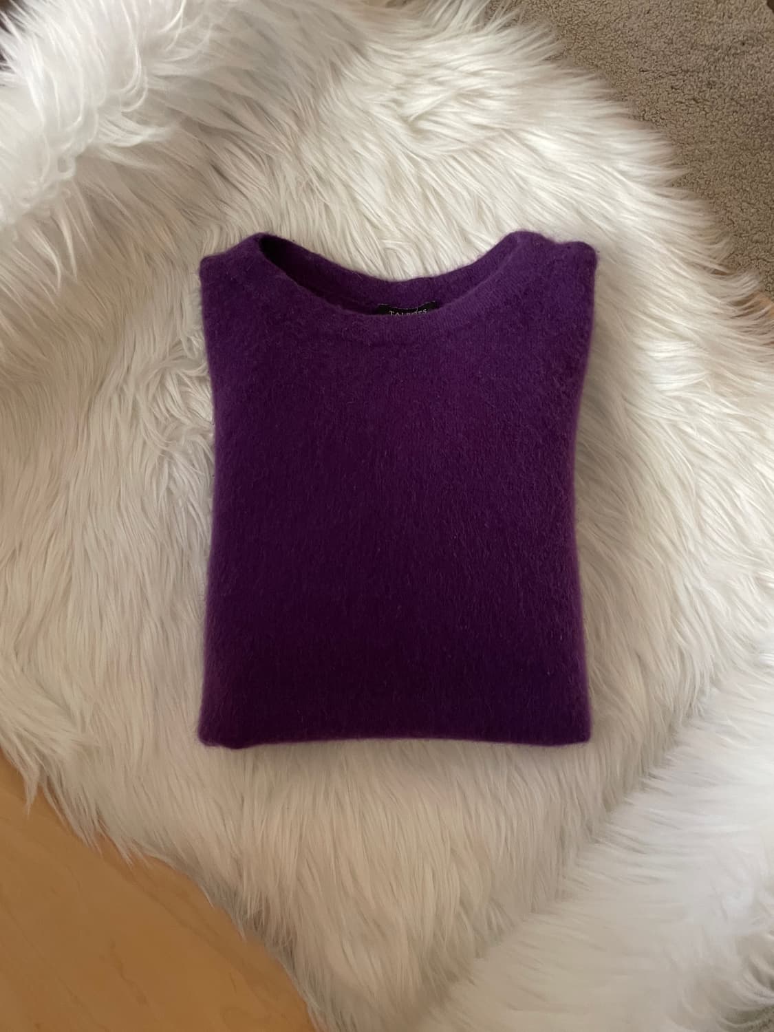 vintage violet cashmere 100 knit 상품이미지5