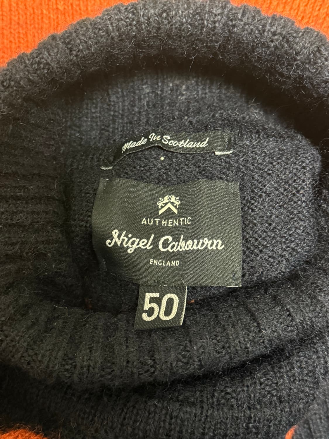 Nigel Cabourn의 스트라이프 목폴라 상품이미지4