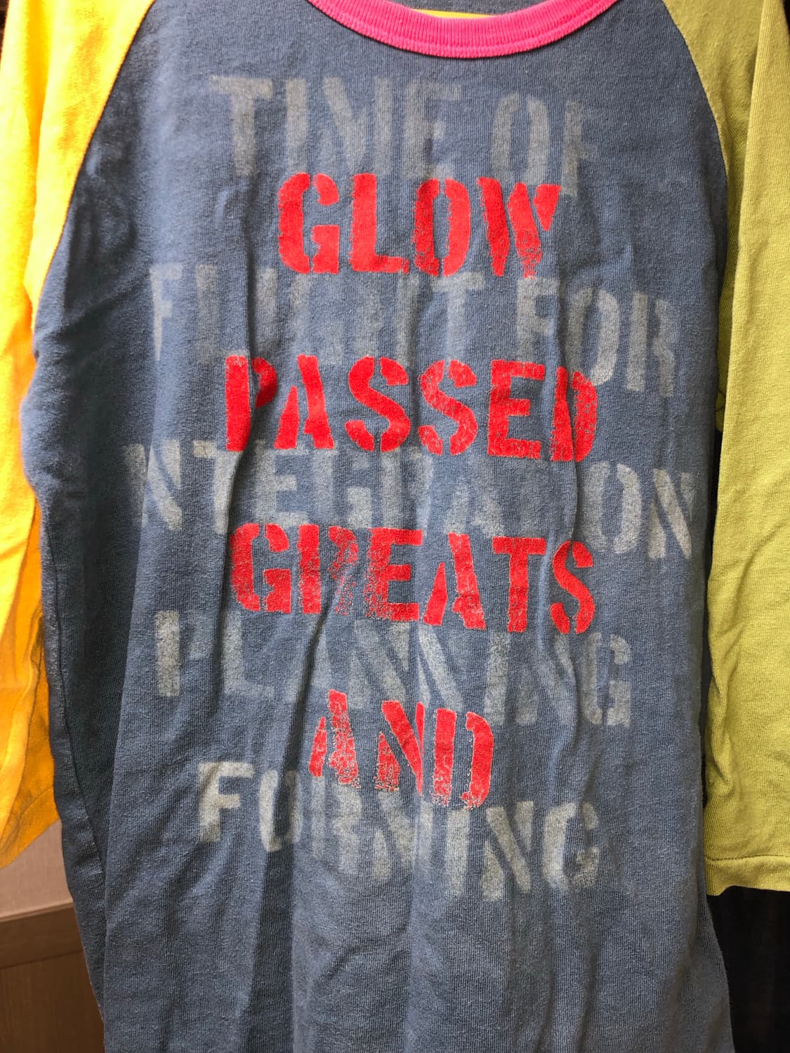 BEAMS HEART 빔즈하트 래글런 나그랑 7부 티셔츠 상품이미지3