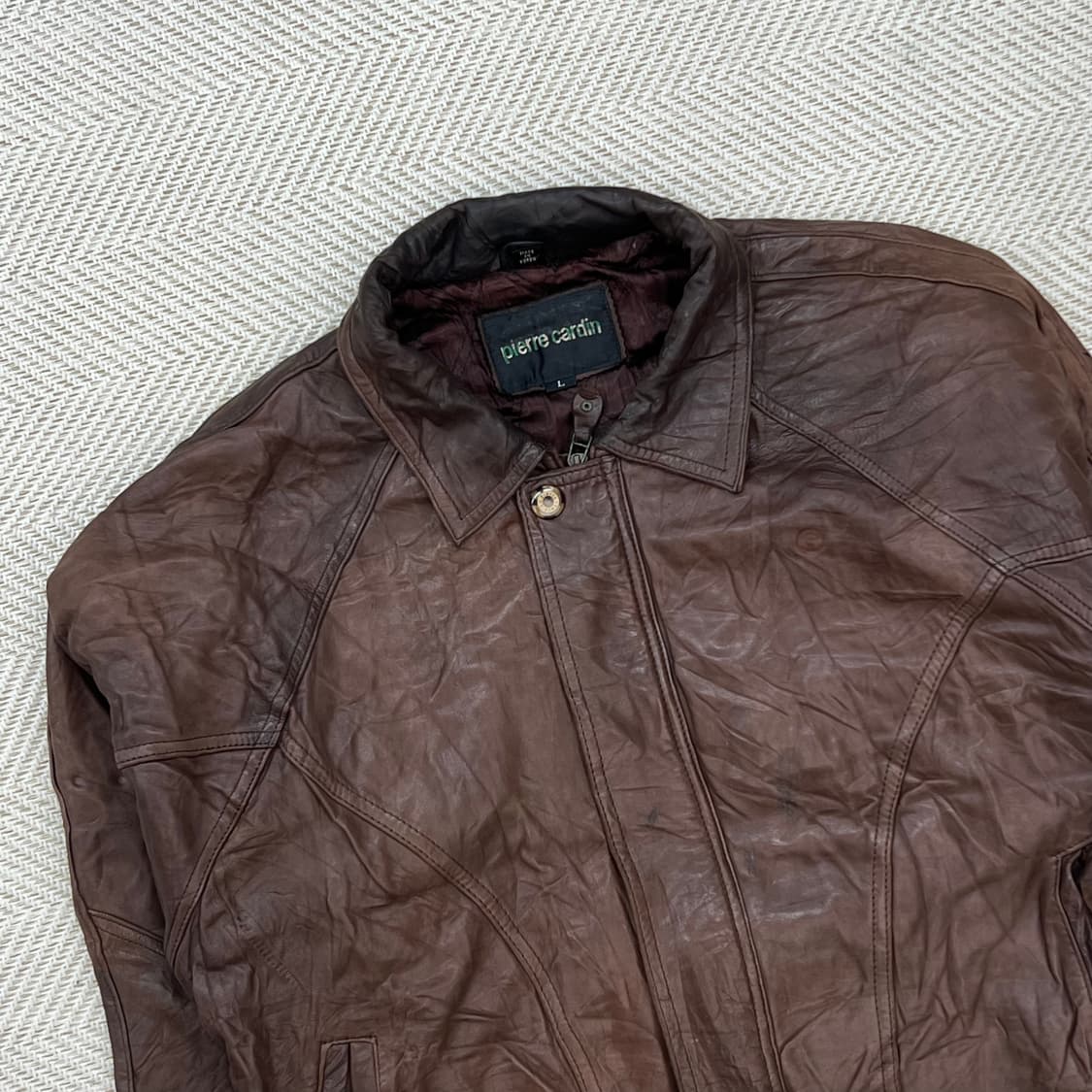 피에르가르뎅 리얼레더 자켓 r2751 상품이미지3