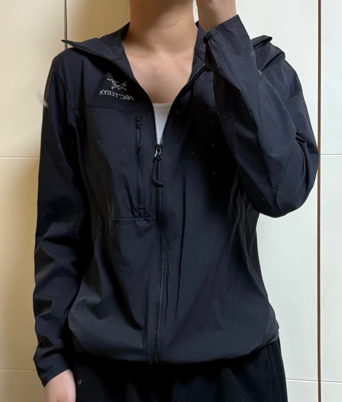 아크테릭스 스쿼미시 후디 바람막이 블랙 상품이미지1