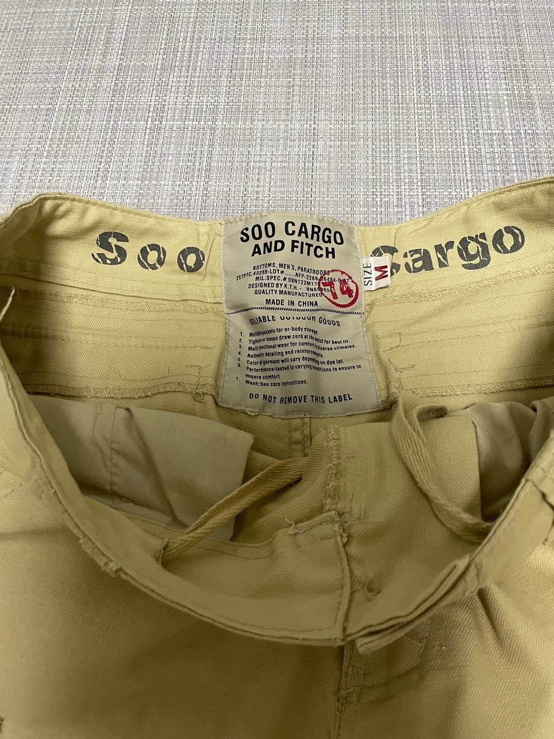 Soo cargo and Fitch 반바지 M 상품이미지2
