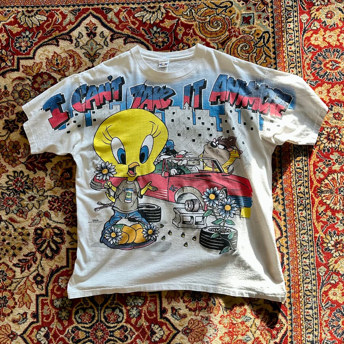 96s 루니툰즈 "I CAN'T TAKE IT ANYMORE" - XL 상품이미지1