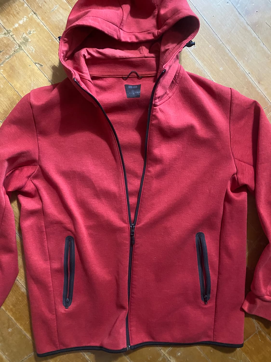 유니클로 남성 후드 자켓 XL 레드 (105) 상품이미지1