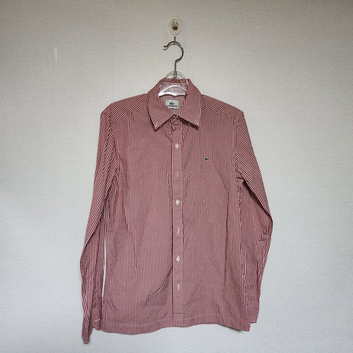 라코스테 체크 남방 남95 상품이미지1