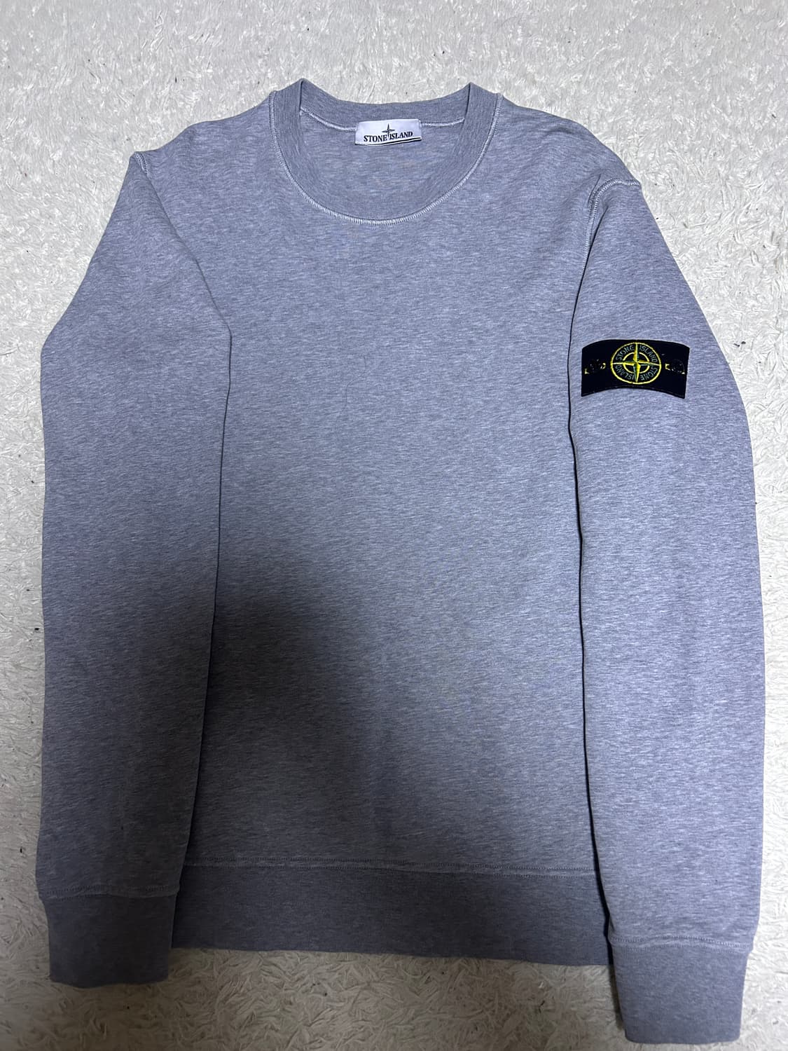 [백화점판, Lsize] 스톤아일랜드 맨투맨 그레이 상품이미지1