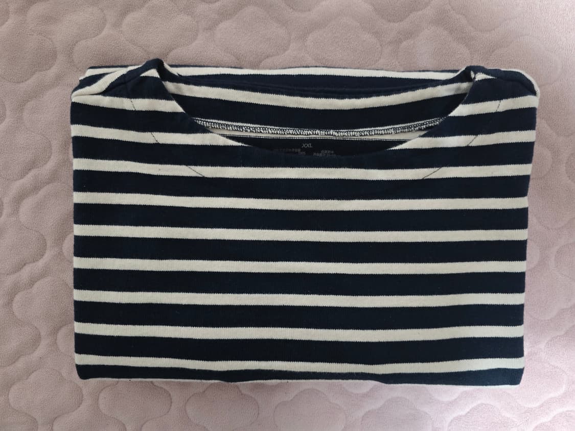 여성 무인양품 스트라이프 보더 티

 xxl [남성L루즈핏] 상품이미지3