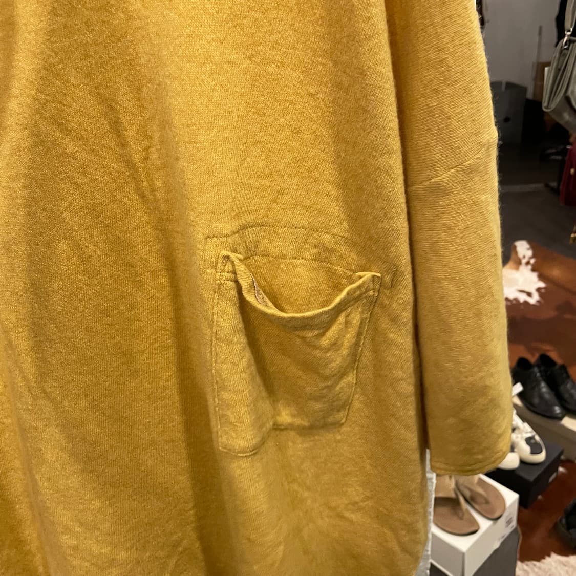 캐피탈 크롭 오버사이즈 티셔츠 상품이미지3