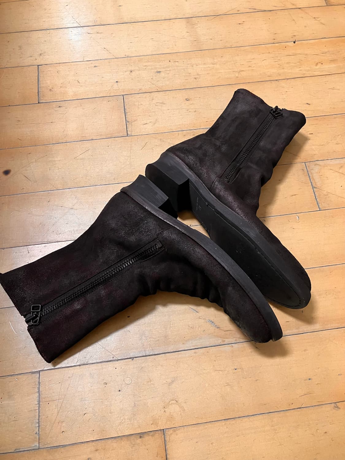 Alfredo bannister 90s 롱 드레이프 오일워시드 부츠 42 상품이미지4