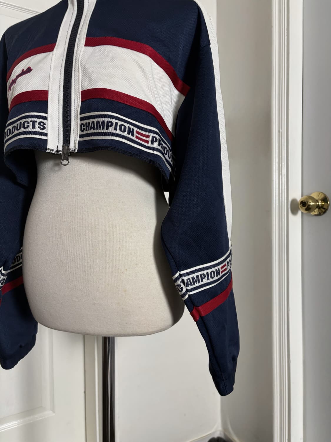 90s 챔피온 자스포 크롭 집업 상품이미지4