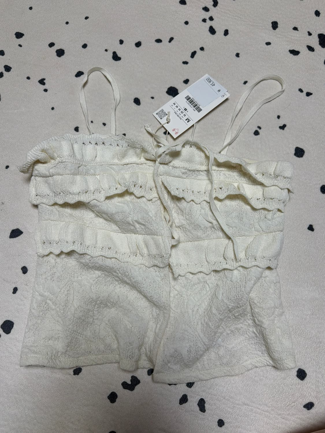 자라 자카드 니트 탑 상품이미지2