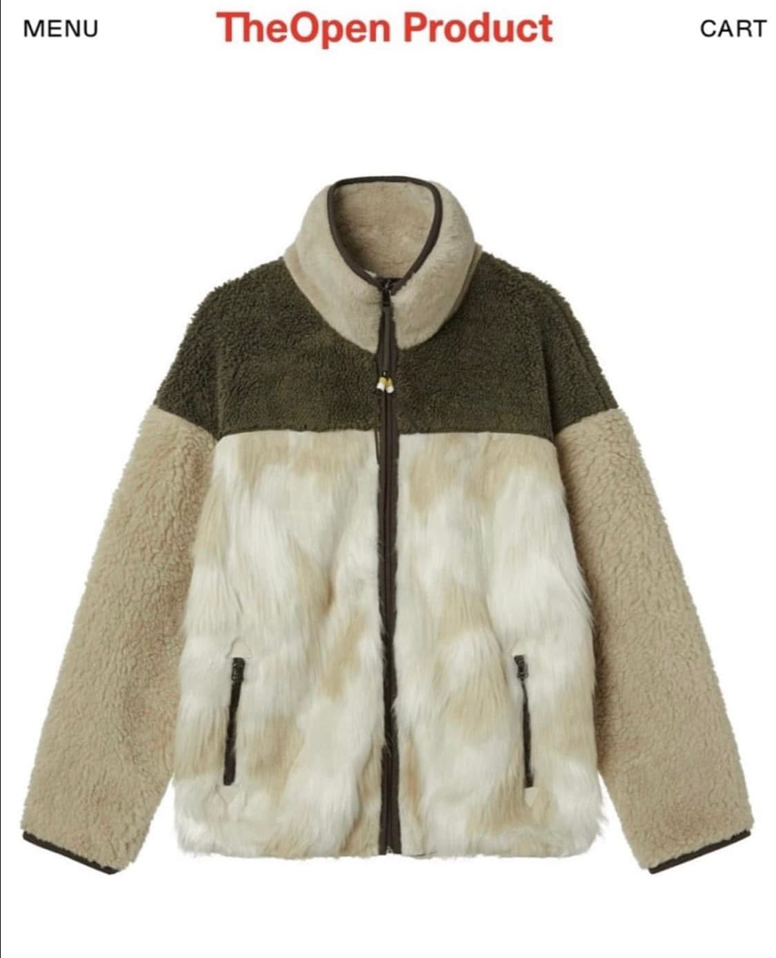 (오늘만급처)더오픈프로덕트 폭스퍼 후리스 상품이미지2