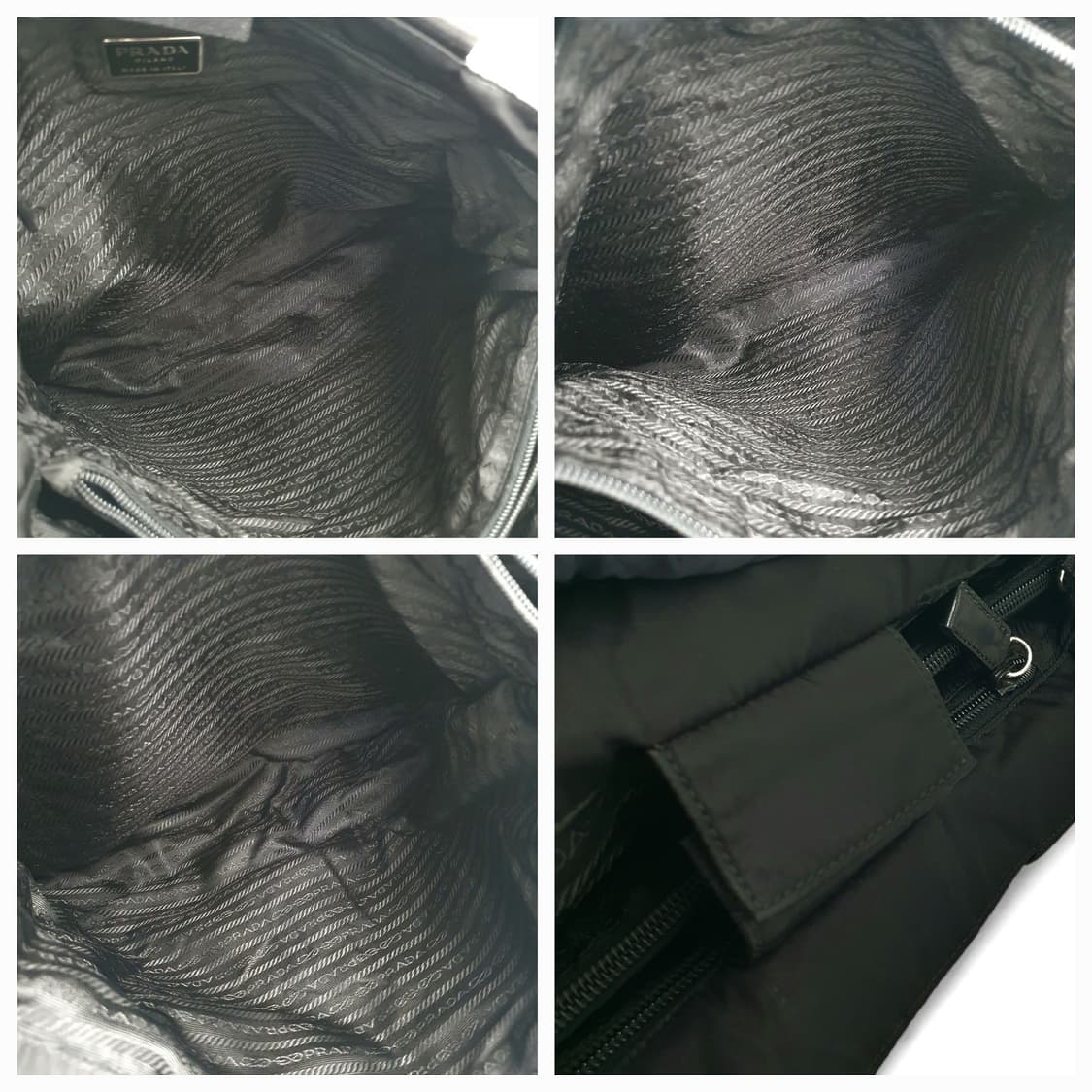 프라다 삼각로고 리나일론 투포켓 숄더백 쇼퍼백 상품이미지10