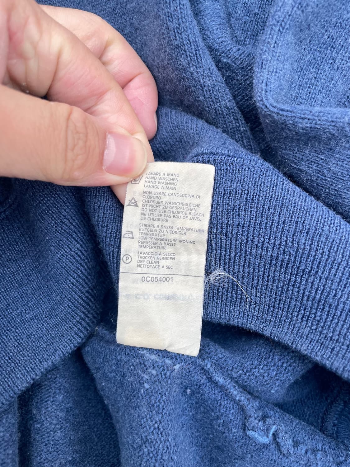 80s 89S/S 스톤아일랜드 지퍼 모크넥 울 스웻셔츠 상품이미지6