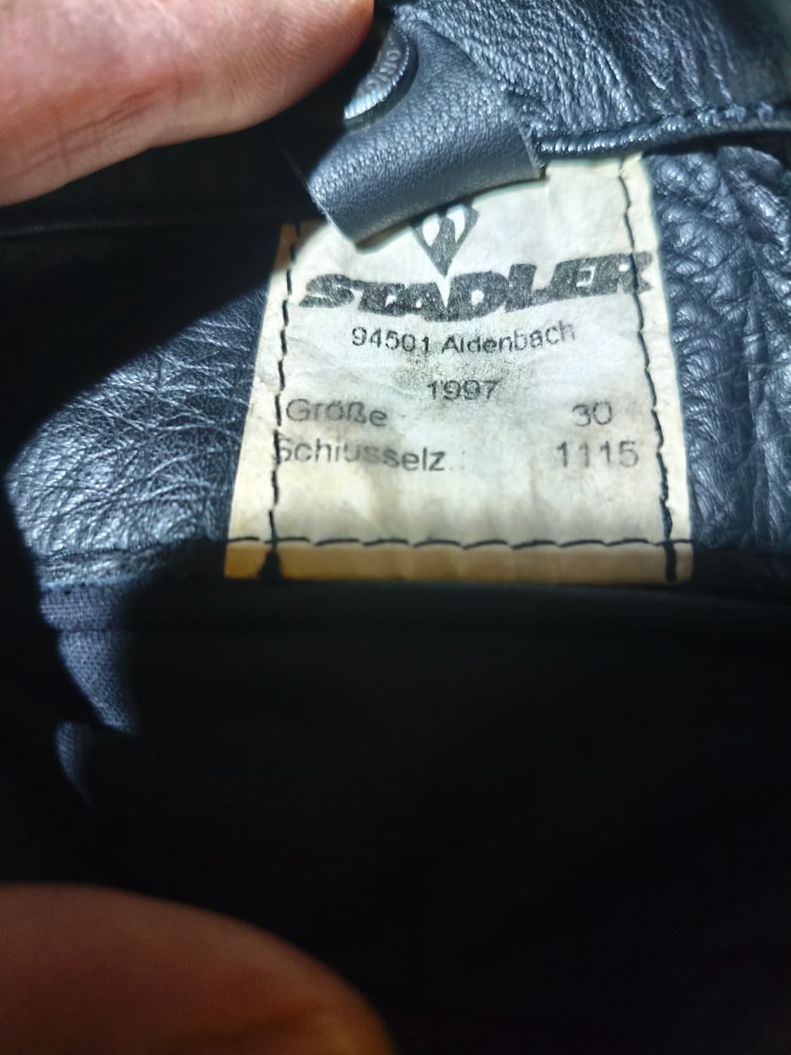 독일 경찰 가죽 자켓 30(110~120) 상품이미지4