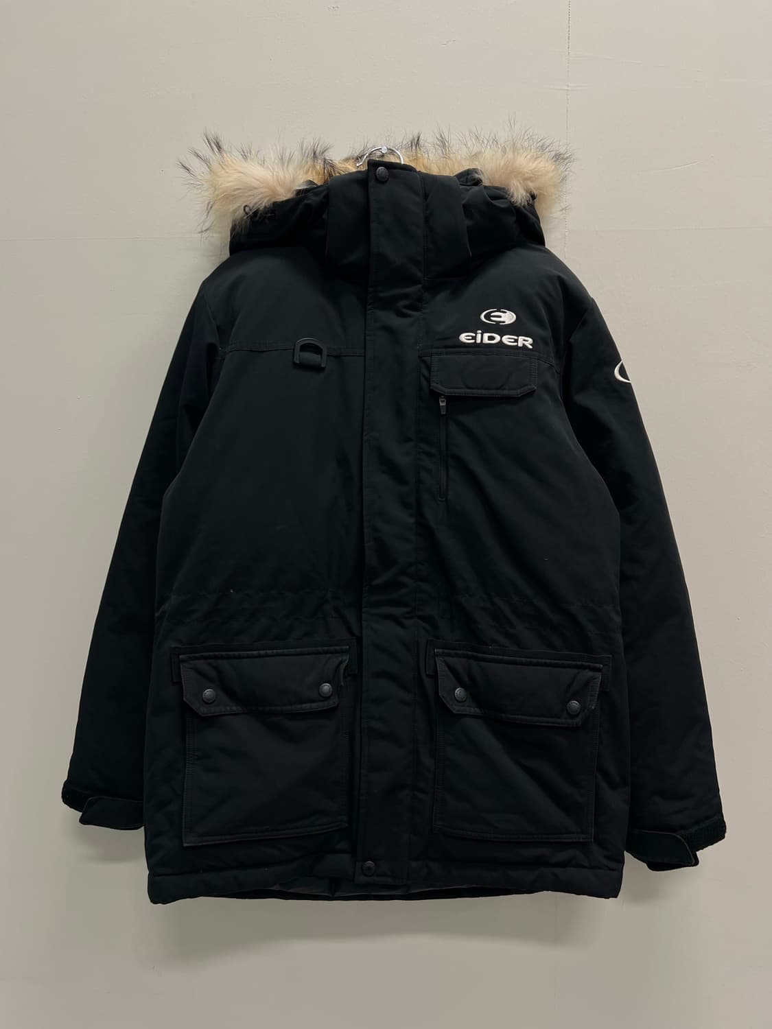 (M) 아이더 라쿤퍼 덕다운 사파리 패딩 자켓 상품이미지2