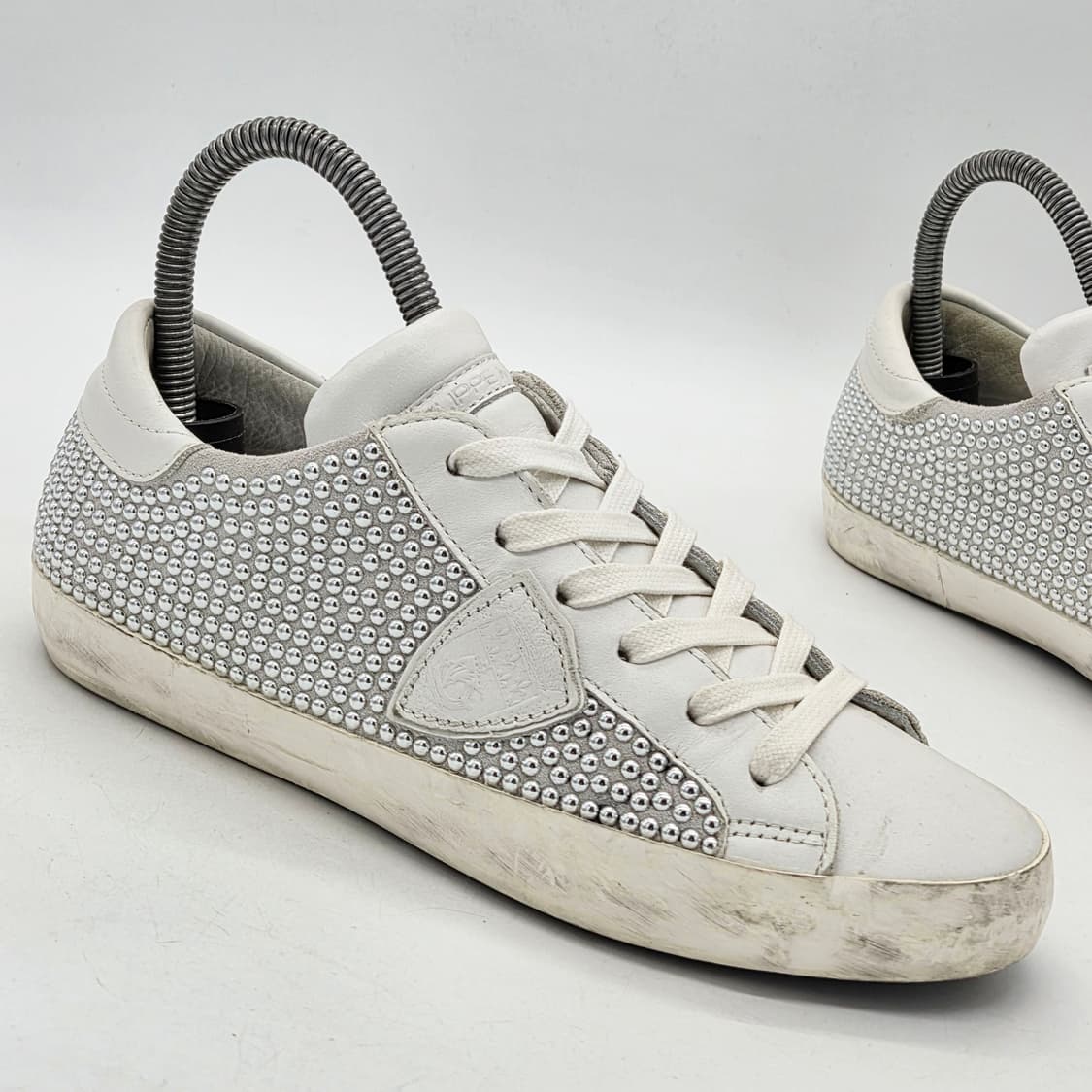 필립모델 우먼스 로우탑 스니커즈 스터드 (37) 상품이미지5