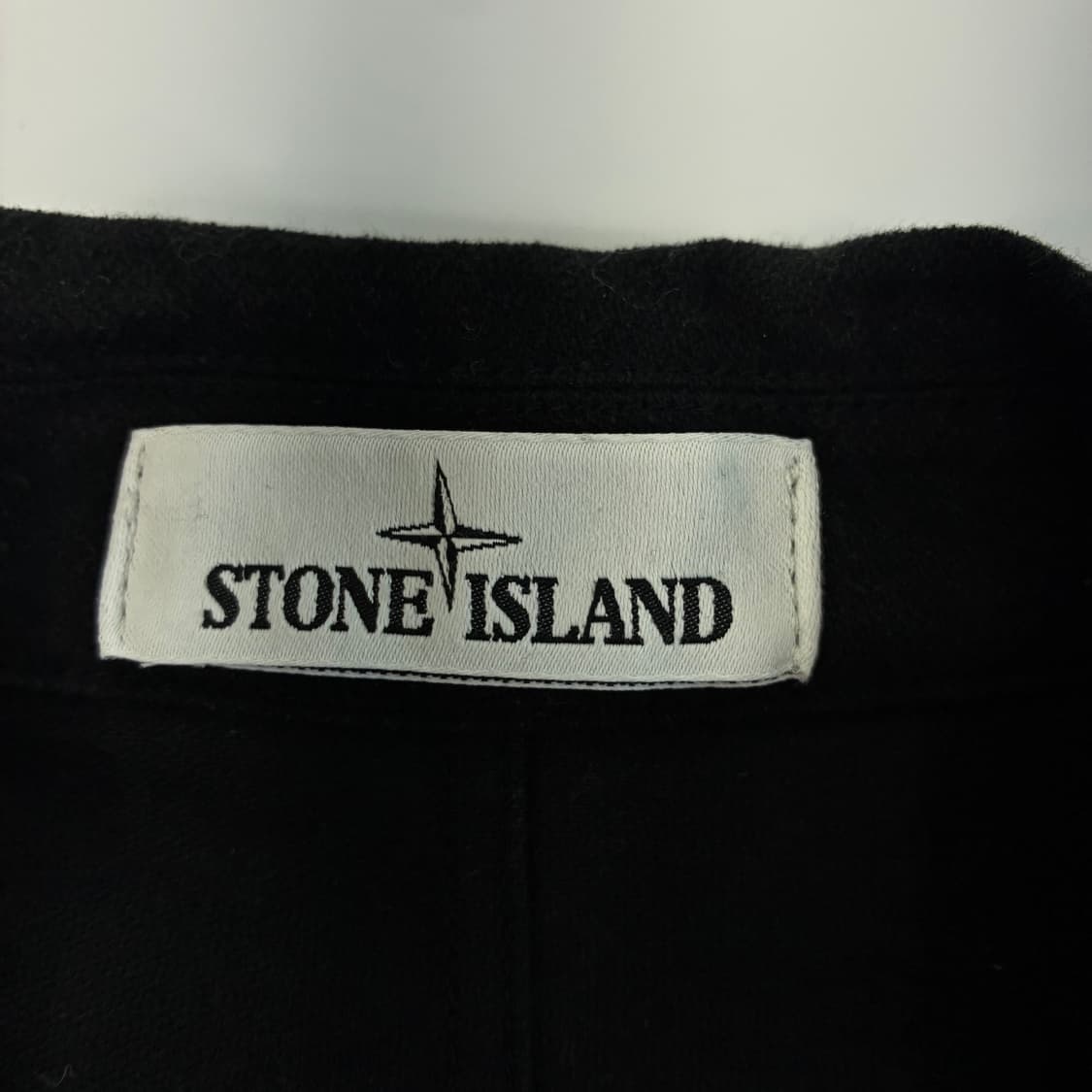 Stone island  스톤 아일랜드 와펜 블랙 투웨이 오버셔츠 자켓  상품이미지6