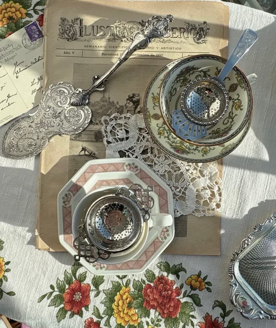 영국 앤틱 실버플레이트 티스트레이너 상품이미지5