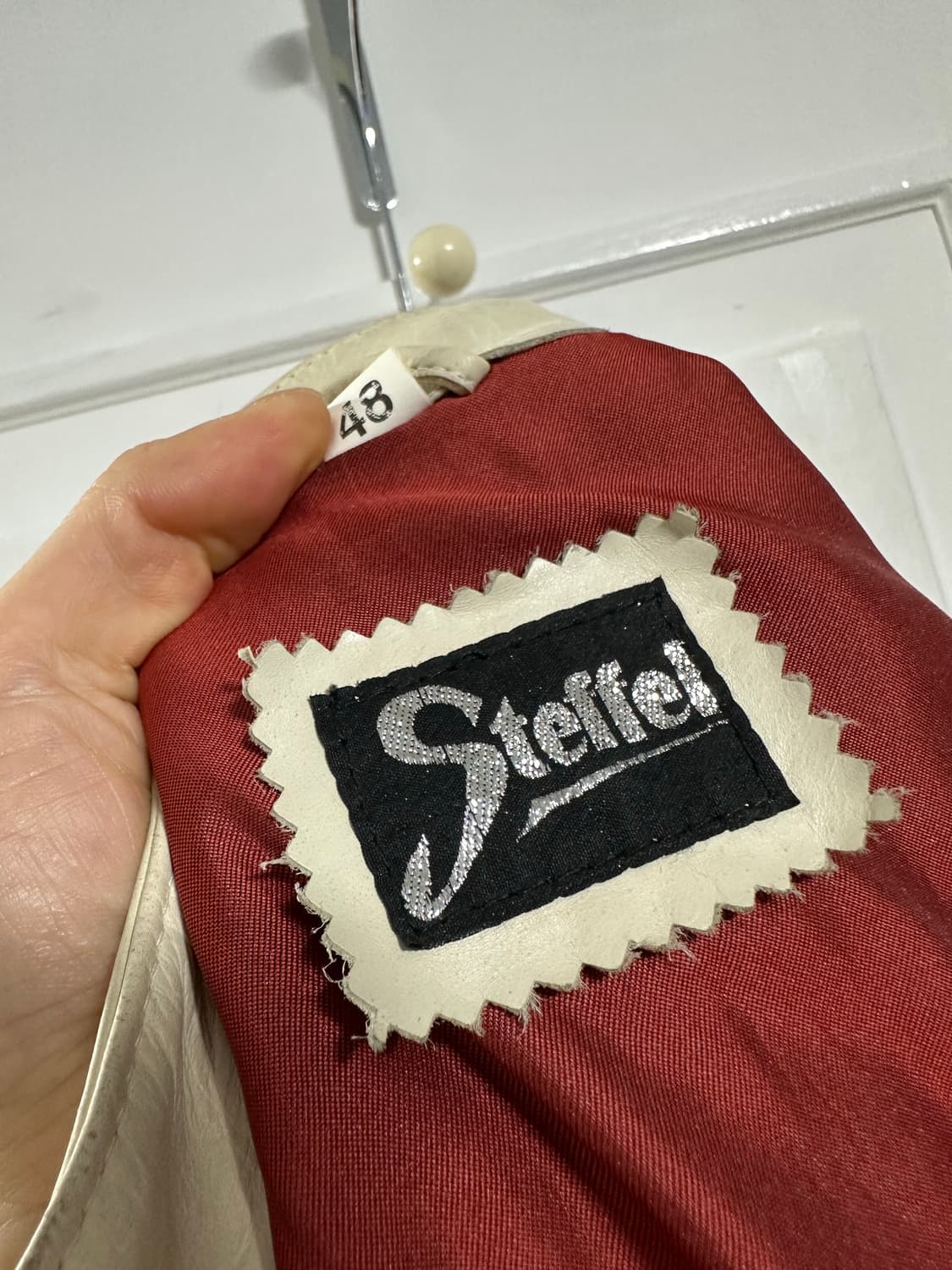 슈테펠 STEFFEL 카우레더 바이커자켓 상품이미지3