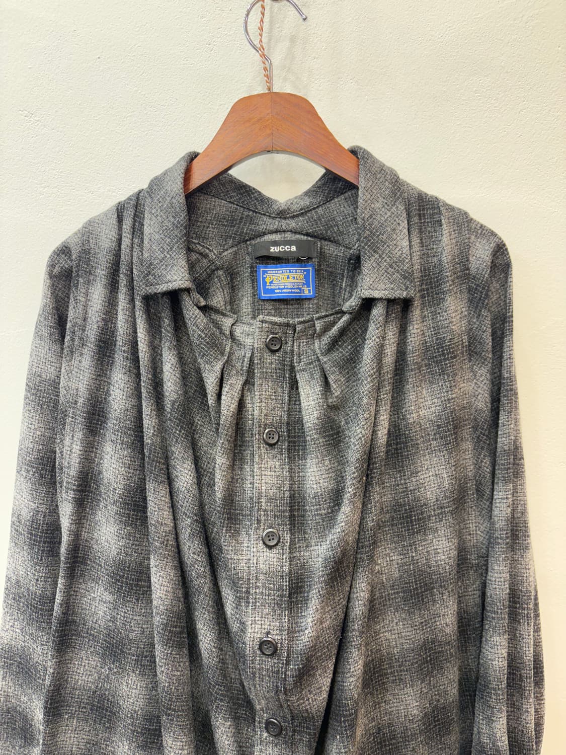 주카 팬들턴 셔링 셔츠원피스 상품이미지5