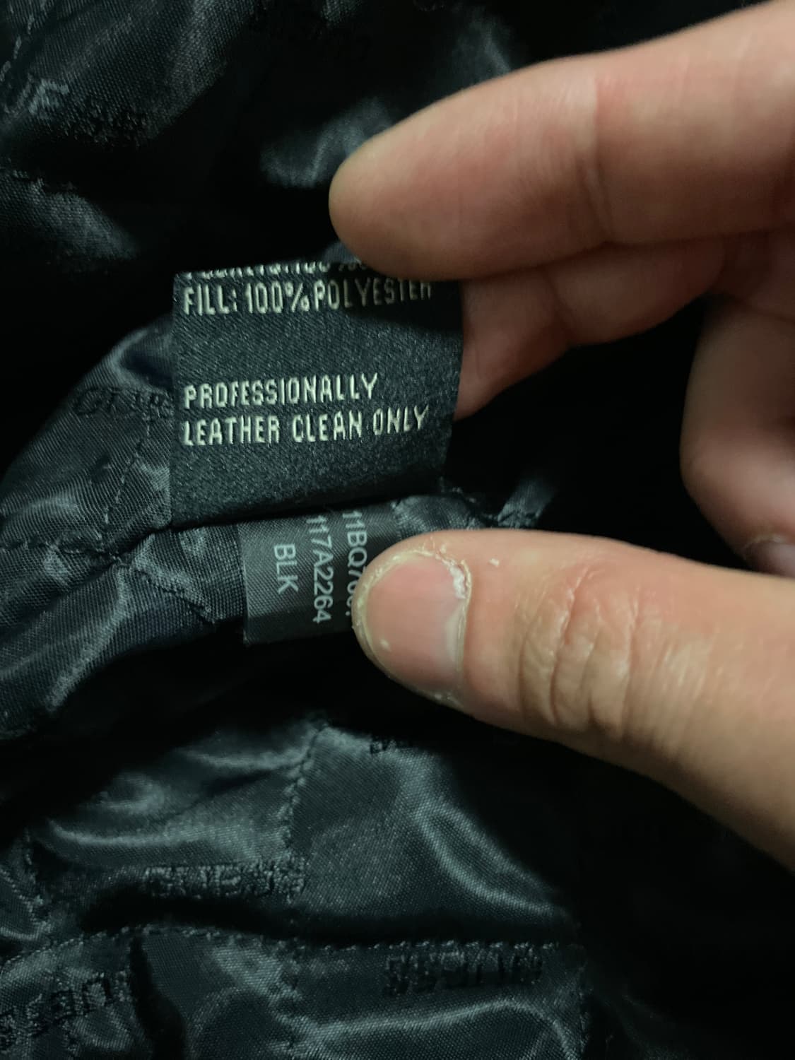 GUESS 웨스턴 무드 00s 램스킨 양가죽 스포츠 레더 자켓 상품이미지10