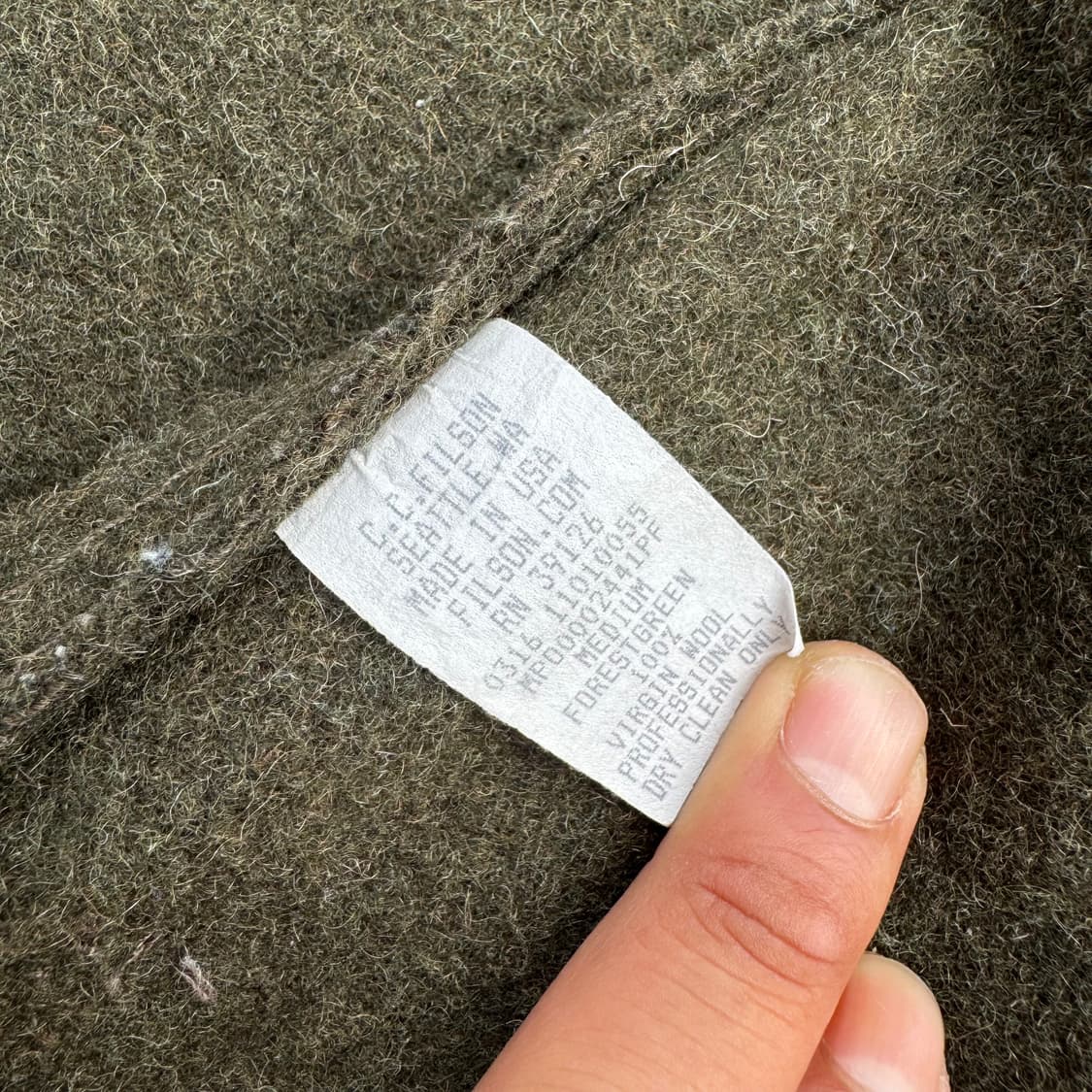 [M] Filson 필슨 울 베스트 상품이미지7