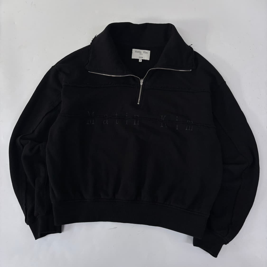 마뗑킴 반집업 맨투맨 상품이미지4