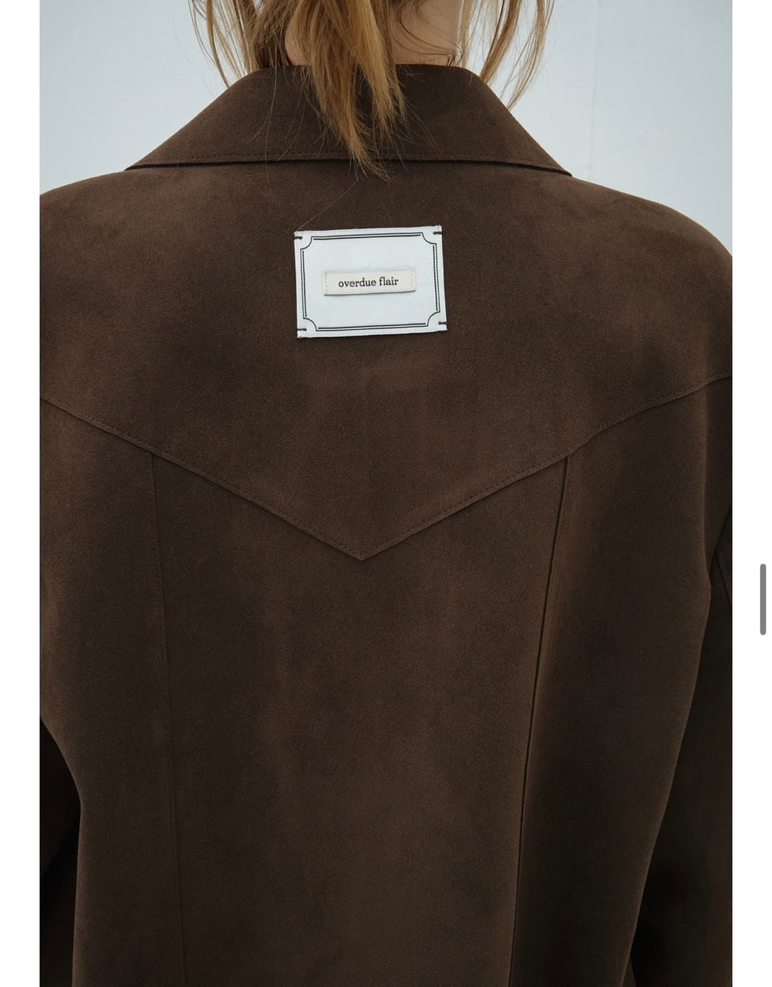 오버듀플레어 웨스턴 스웨이드 자켓 상품이미지4