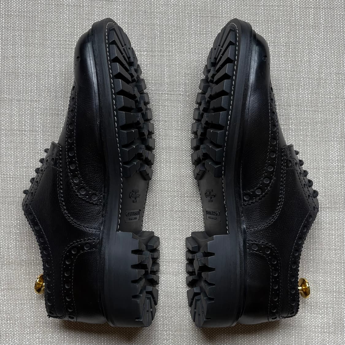 [UK9/275] 영국 GRENSON 블랙 브로그 윙팁 상품이미지6