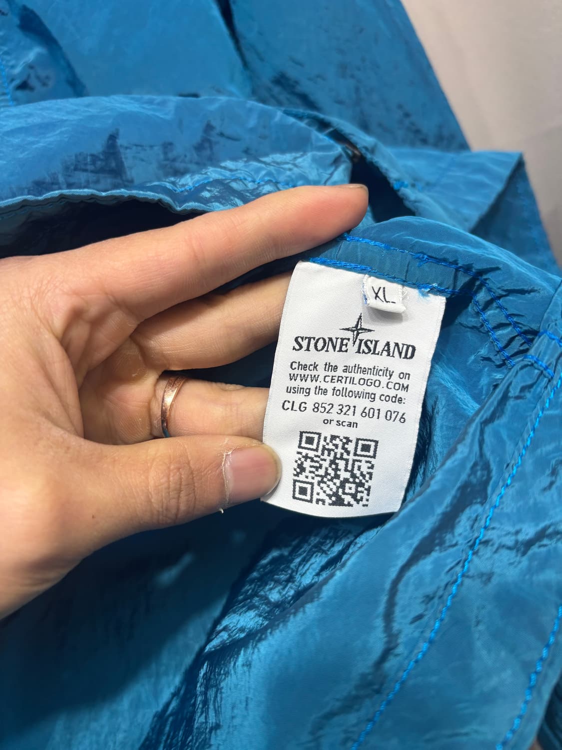 스톤아일랜드 나일론메탈 오버셔츠 XL 상품이미지6